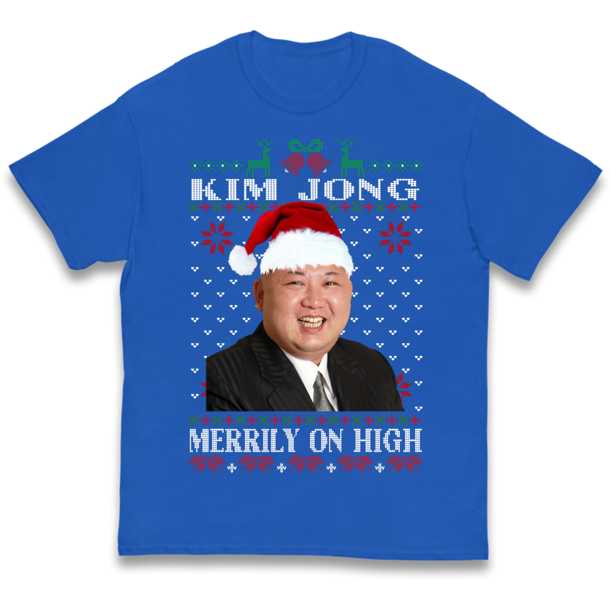 Kim Jong Christmas Kids T-Shirt
