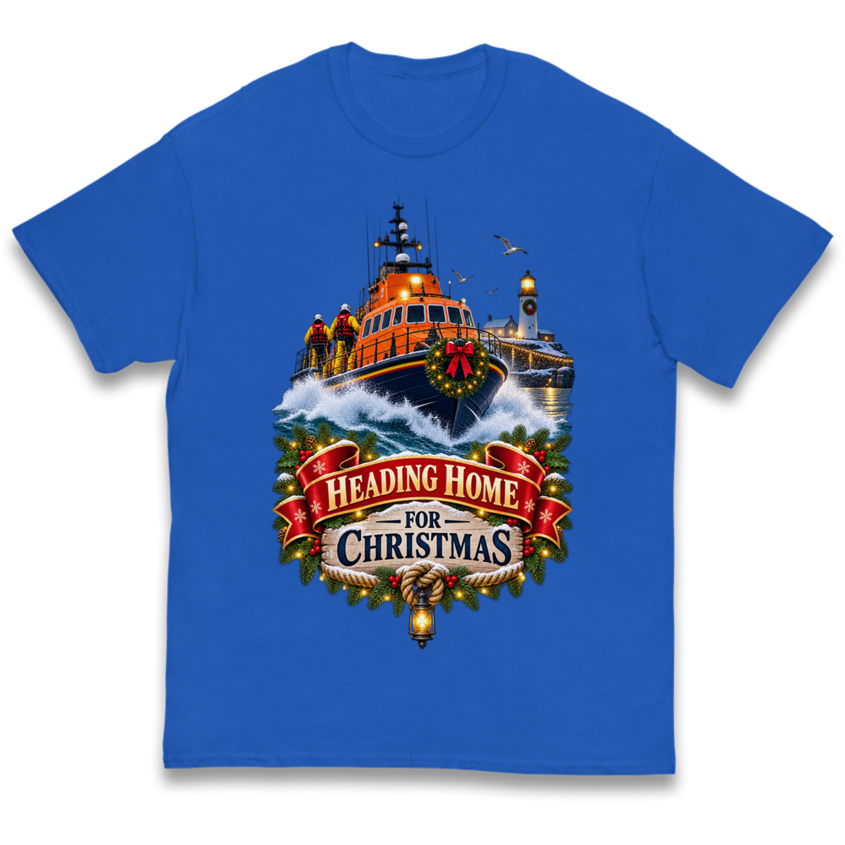 RNLI Christmas Kids T-Shirt