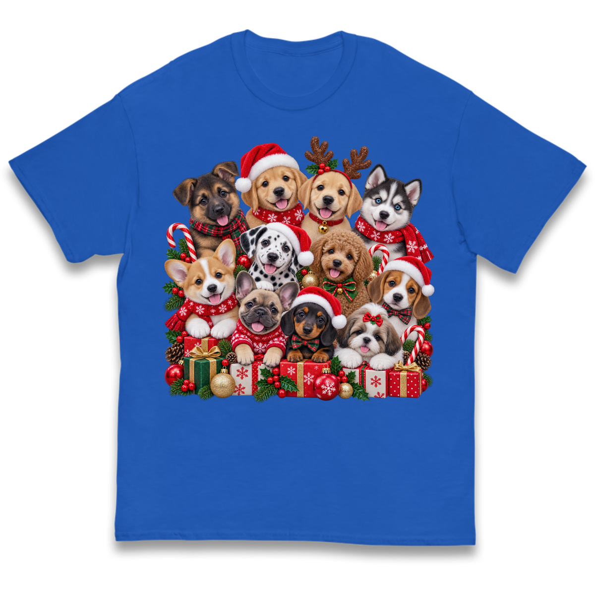 Puppy Christmas Kids T-Shirt