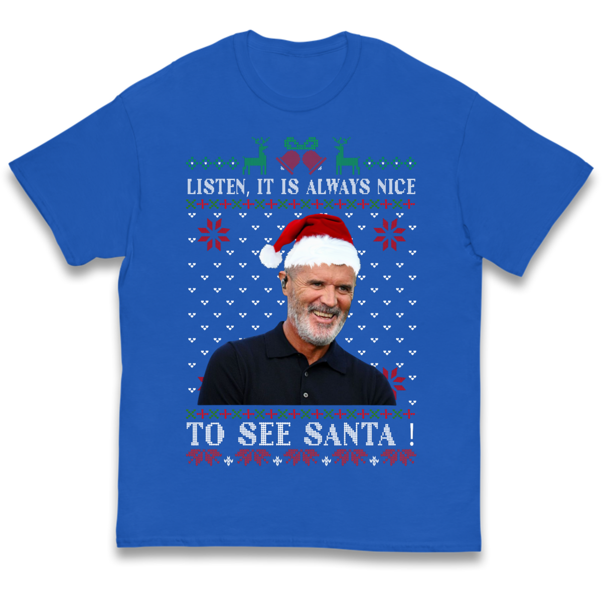 Roy Keane Christmas Kids T-Shirt
