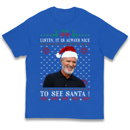 Roy Keane Christmas Kids T-Shirt