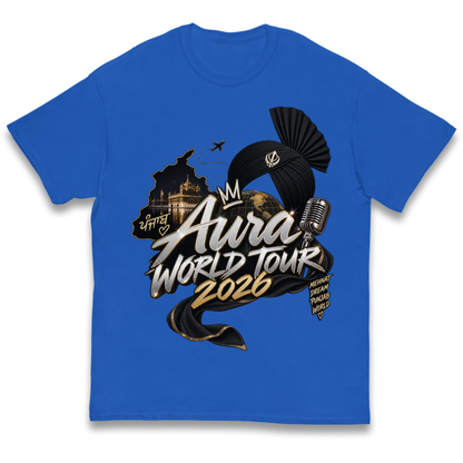 Diljit Dosanjh Aura World Tour 2026 Kids T-Shirt