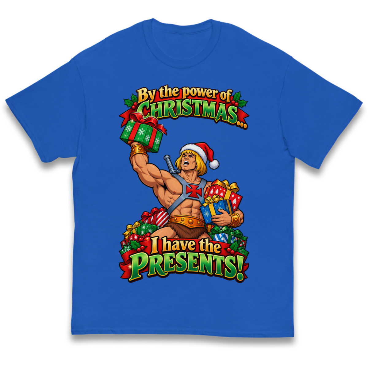 He Man Christmas Kids T-Shirt