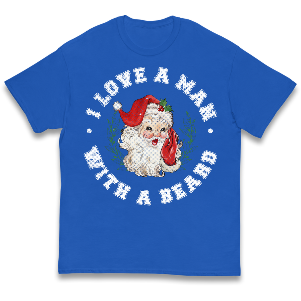 I Love A Man With A Beard Kids T-Shirt