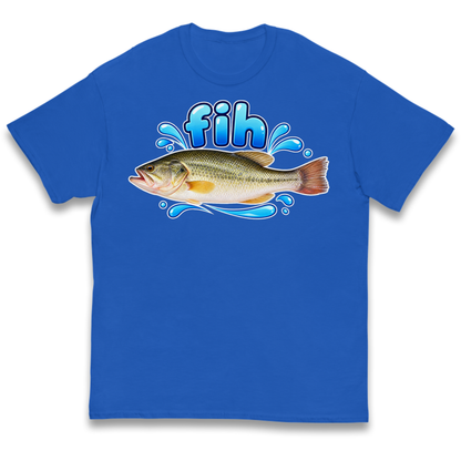 Fih Funny Bass Fish Kids T-Shirt