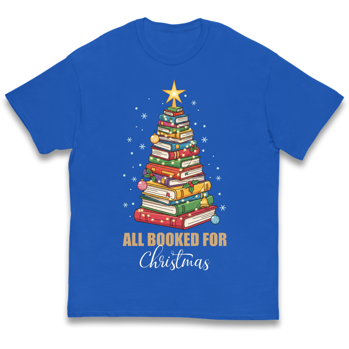 Book Tree Christmas Kids T-Shirt