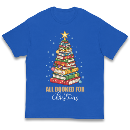 Book Tree Christmas Kids T-Shirt