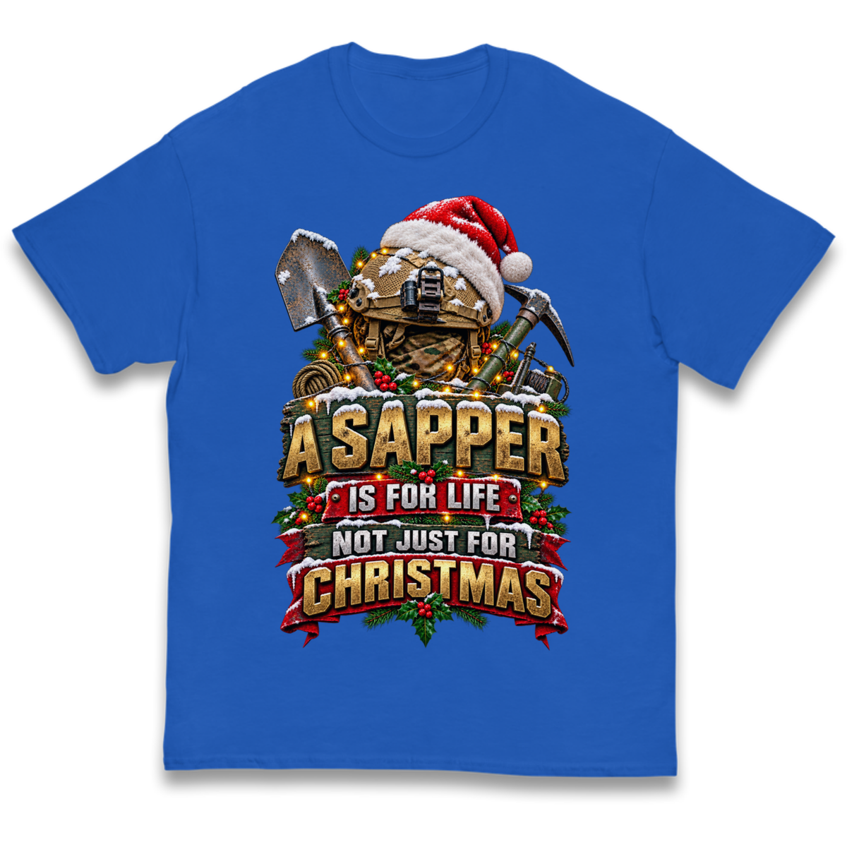 Royal Engineers Sappers Christmas Kids T-Shirt