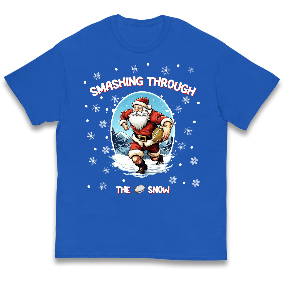Rugby Santa Clothing Kids T-Shirt