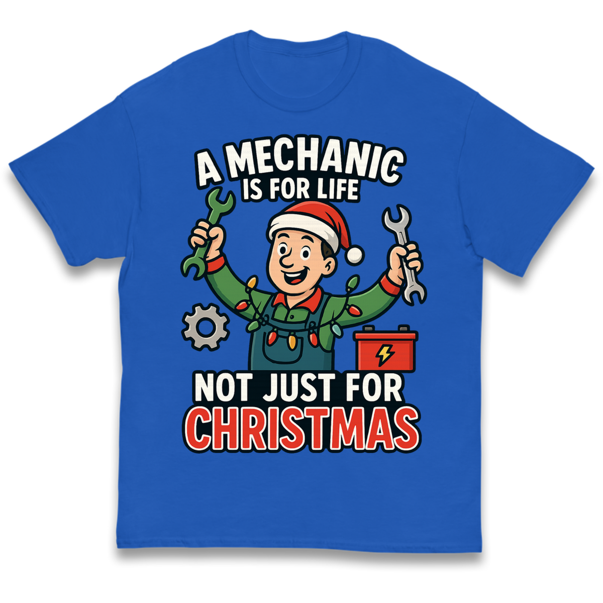 A Mechanic Is For Life Not Just For Christmas Kids T-Shirt