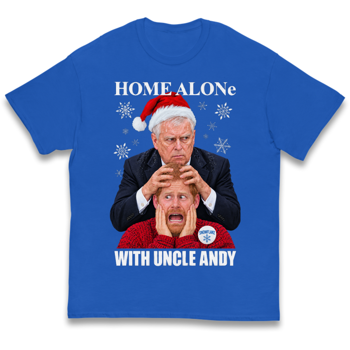 Home Alone Prince Harry Andrew Christmas Kids T-Shirt