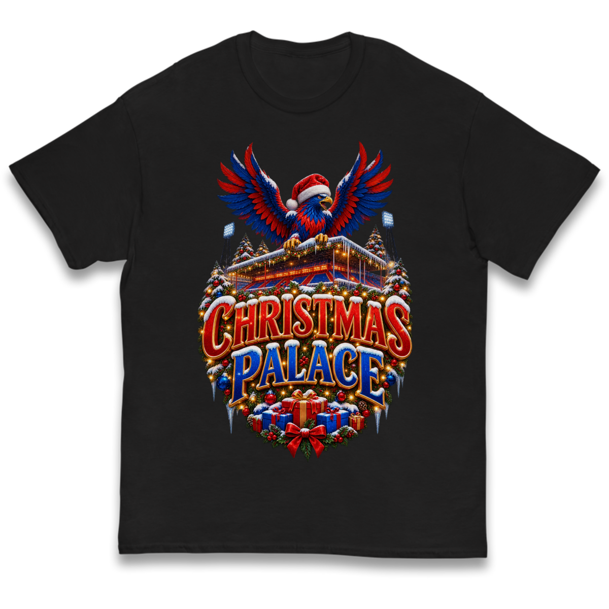 Crystal Palace Football Christmas Kids T-Shirt