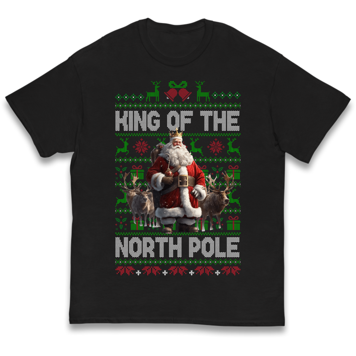 King Santa Christmas Kids T-Shirt