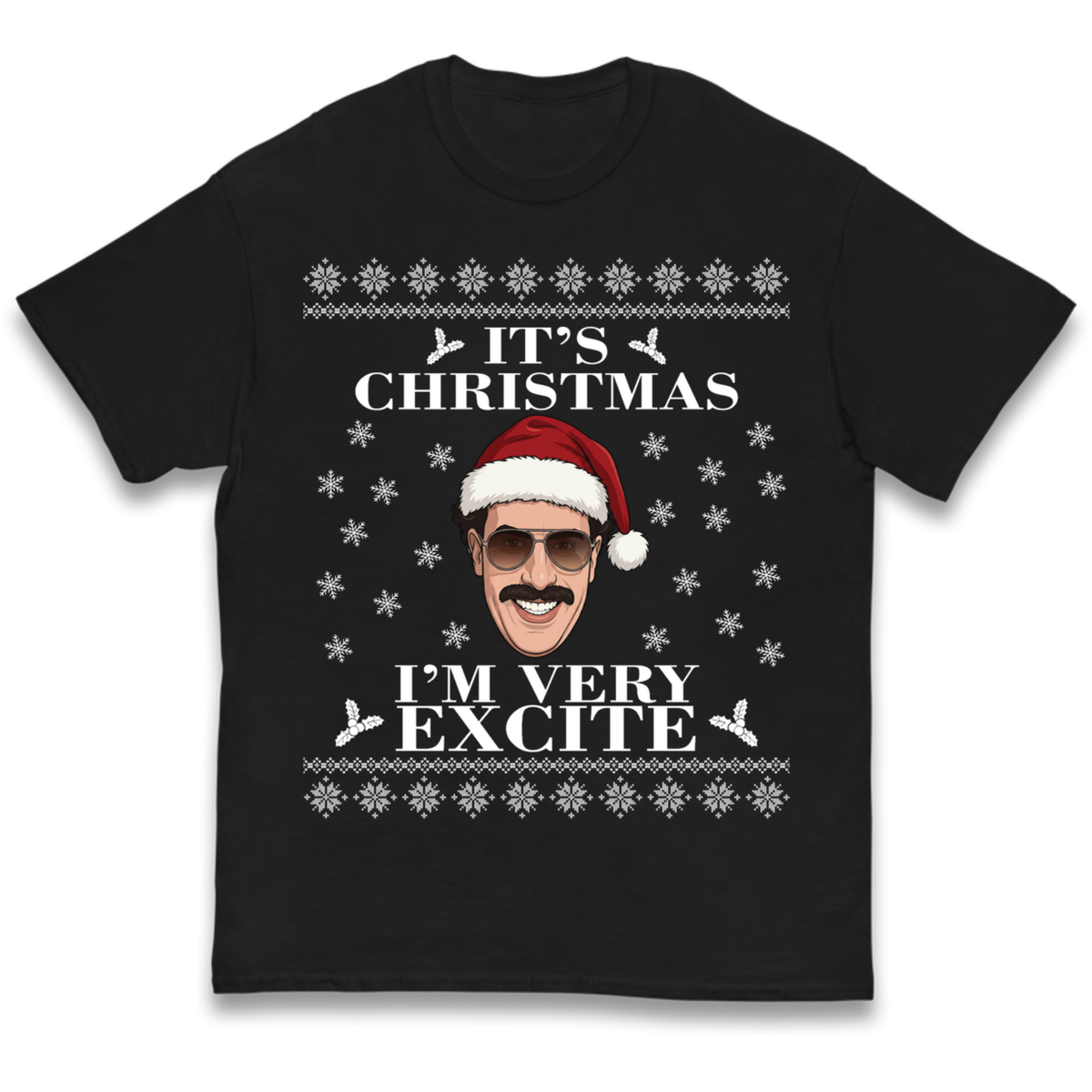 I Very Excite Christmas Kids T-Shirt