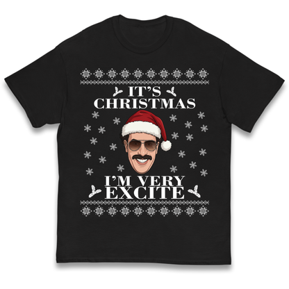 I Very Excite Christmas Kids T-Shirt