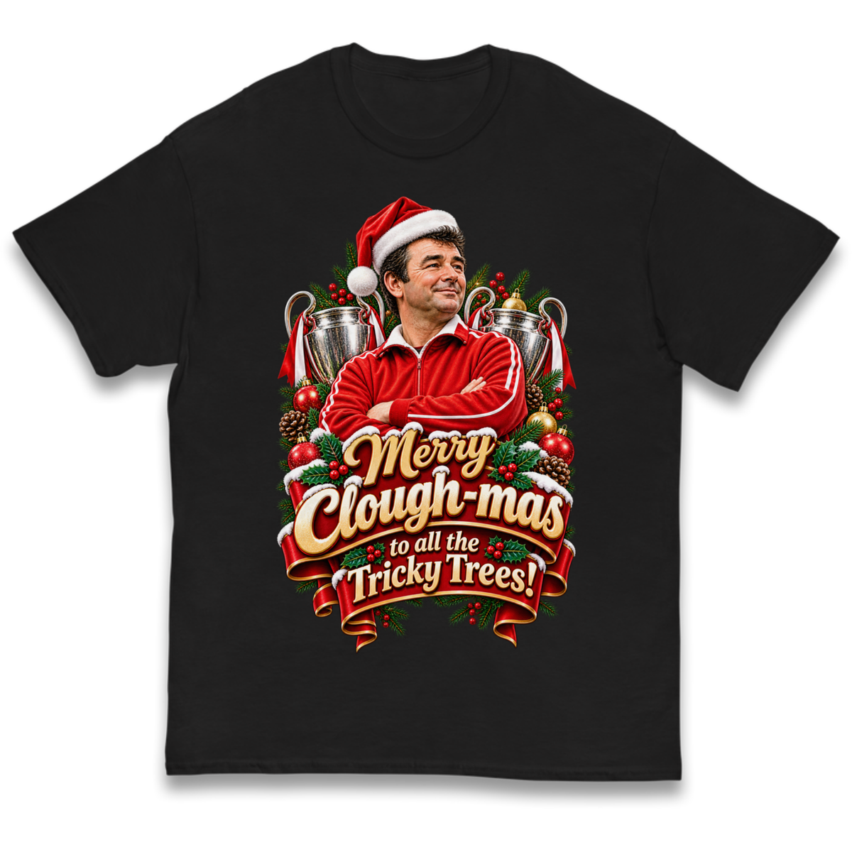 Nottm Forest Football Christmas Kids T-Shirt