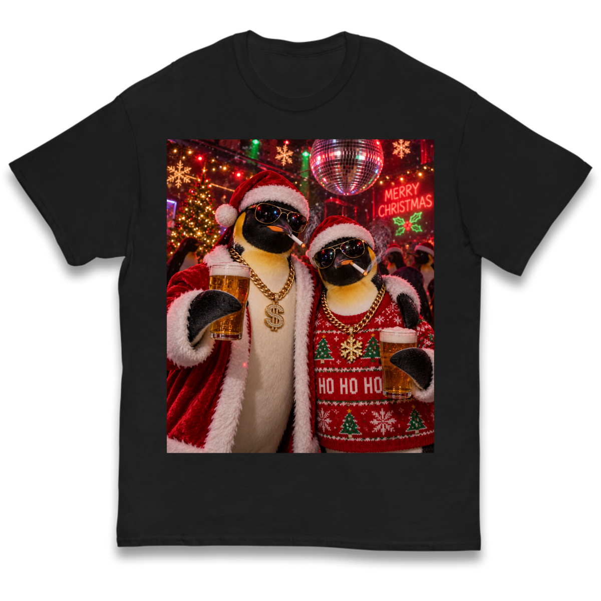 Penguin Christmas Kids T-Shirt