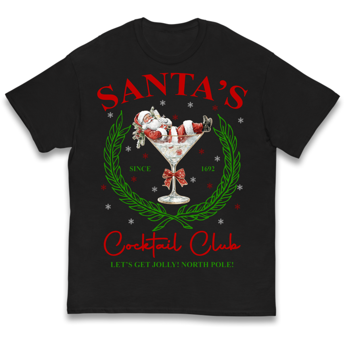 Cocktail Lover Christmas Kids T-Shirt
