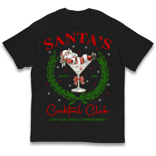 Cocktail Lover Christmas Kids T-Shirt