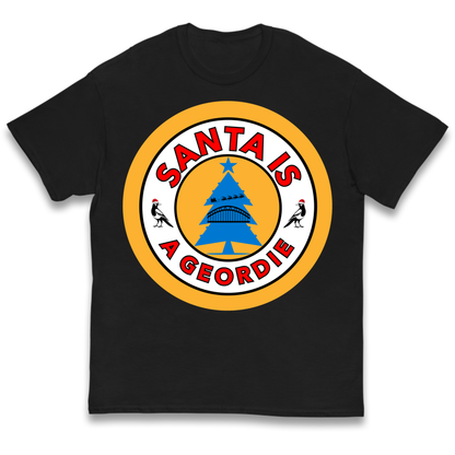 Geordie Santa  Christmas Kids T-Shirt