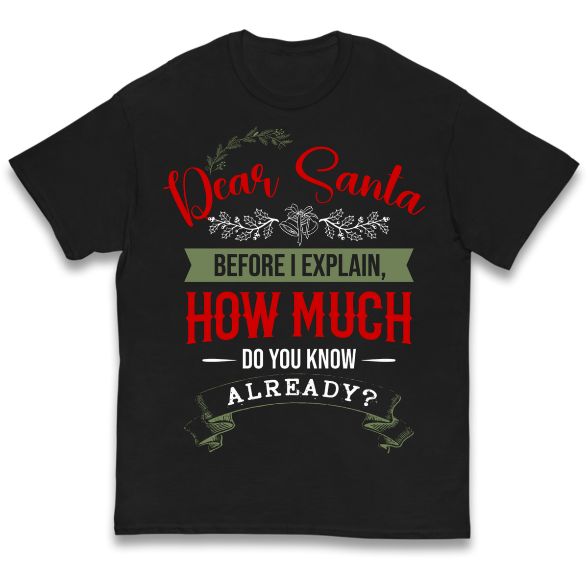 naughty christmas outfit Kids T-Shirt