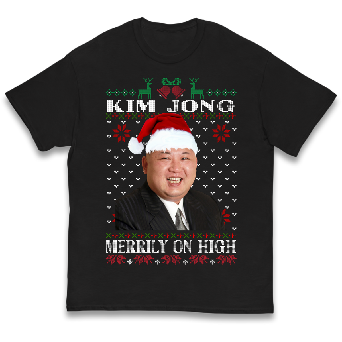 Kim Jong Christmas Kids T-Shirt