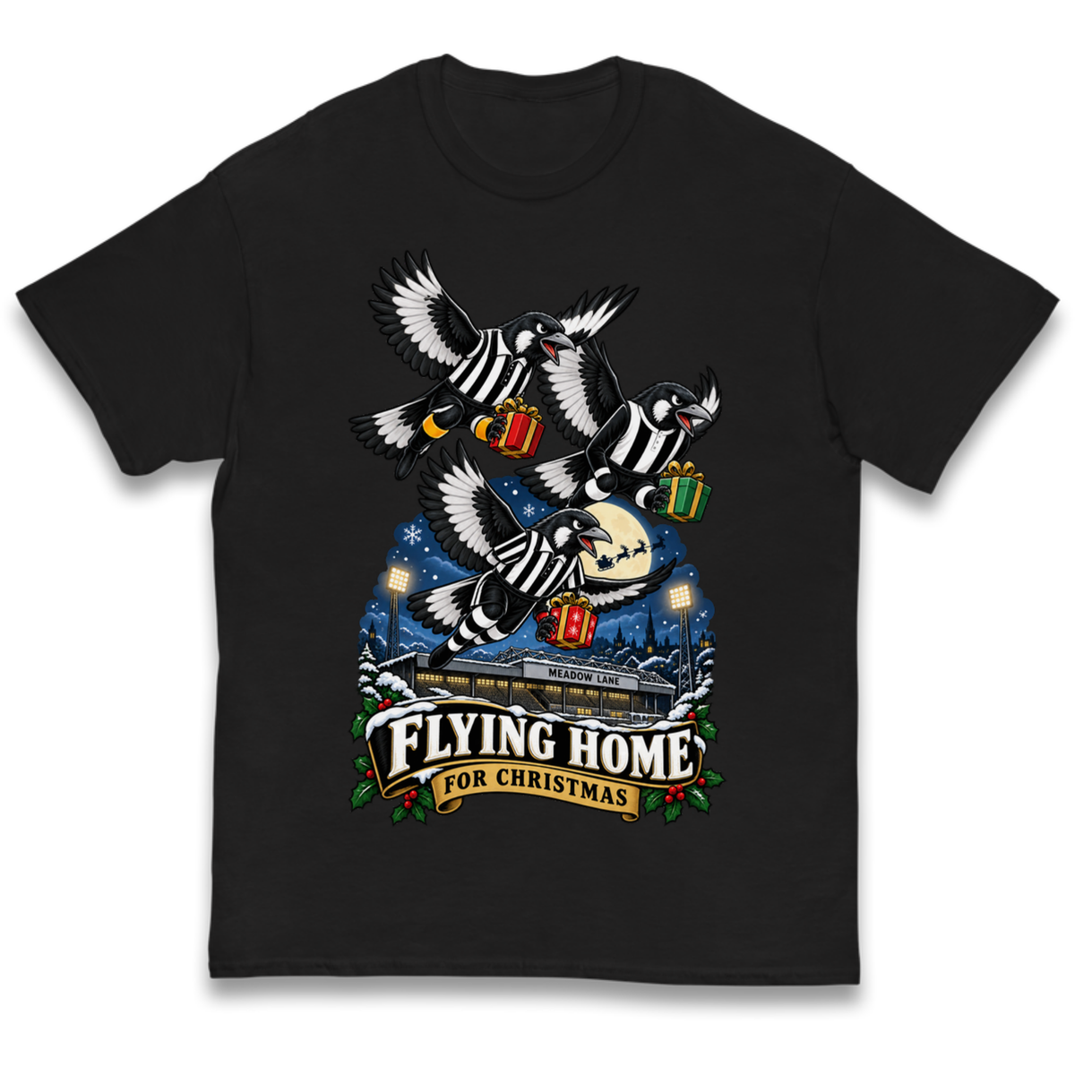 Notts County FC Christmas Kids T-Shirt