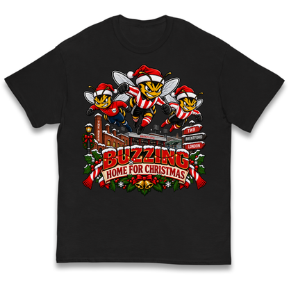 Brentford Football Christmas Kids T-Shirt