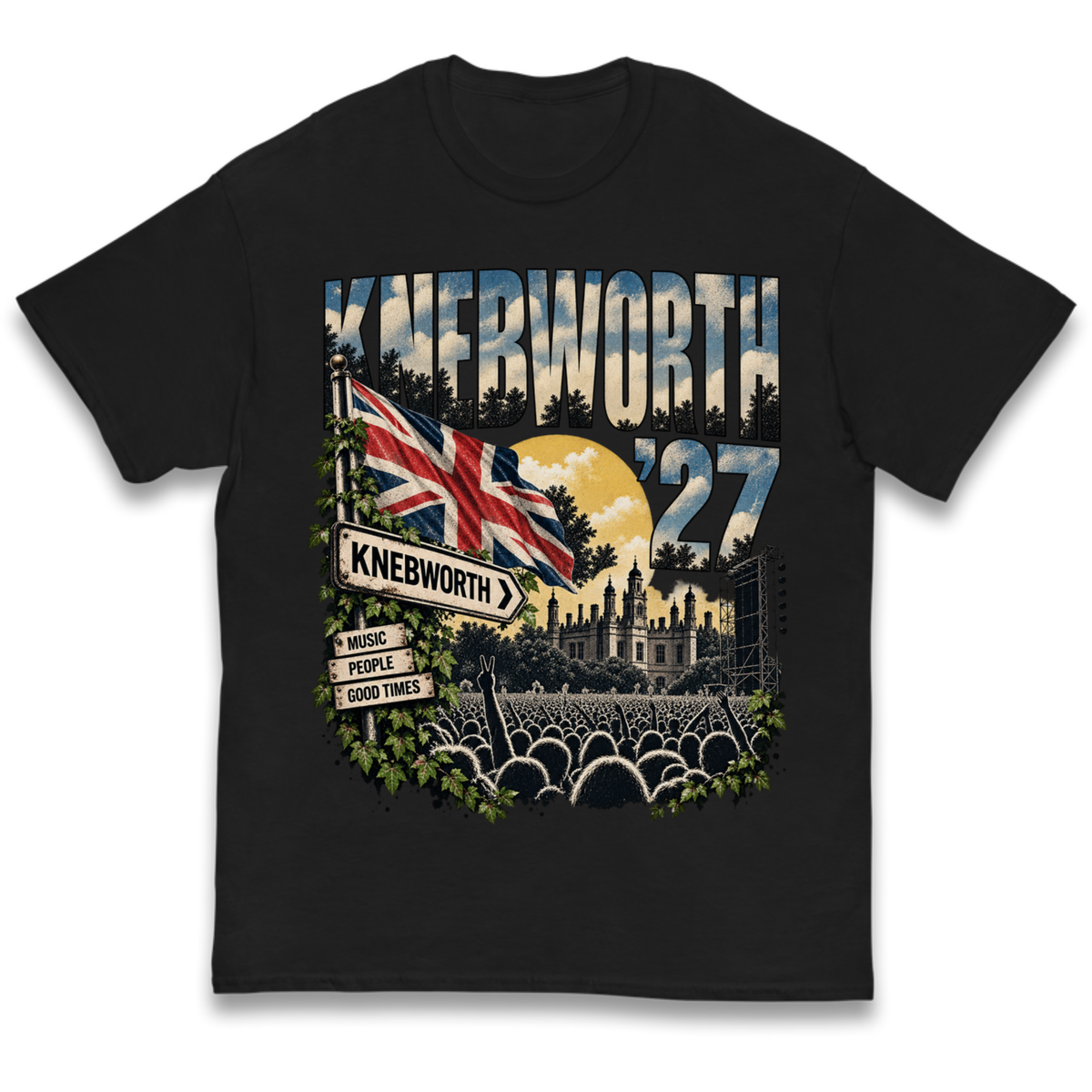 Oasis Knebworth Live '27 Kids T-Shirt