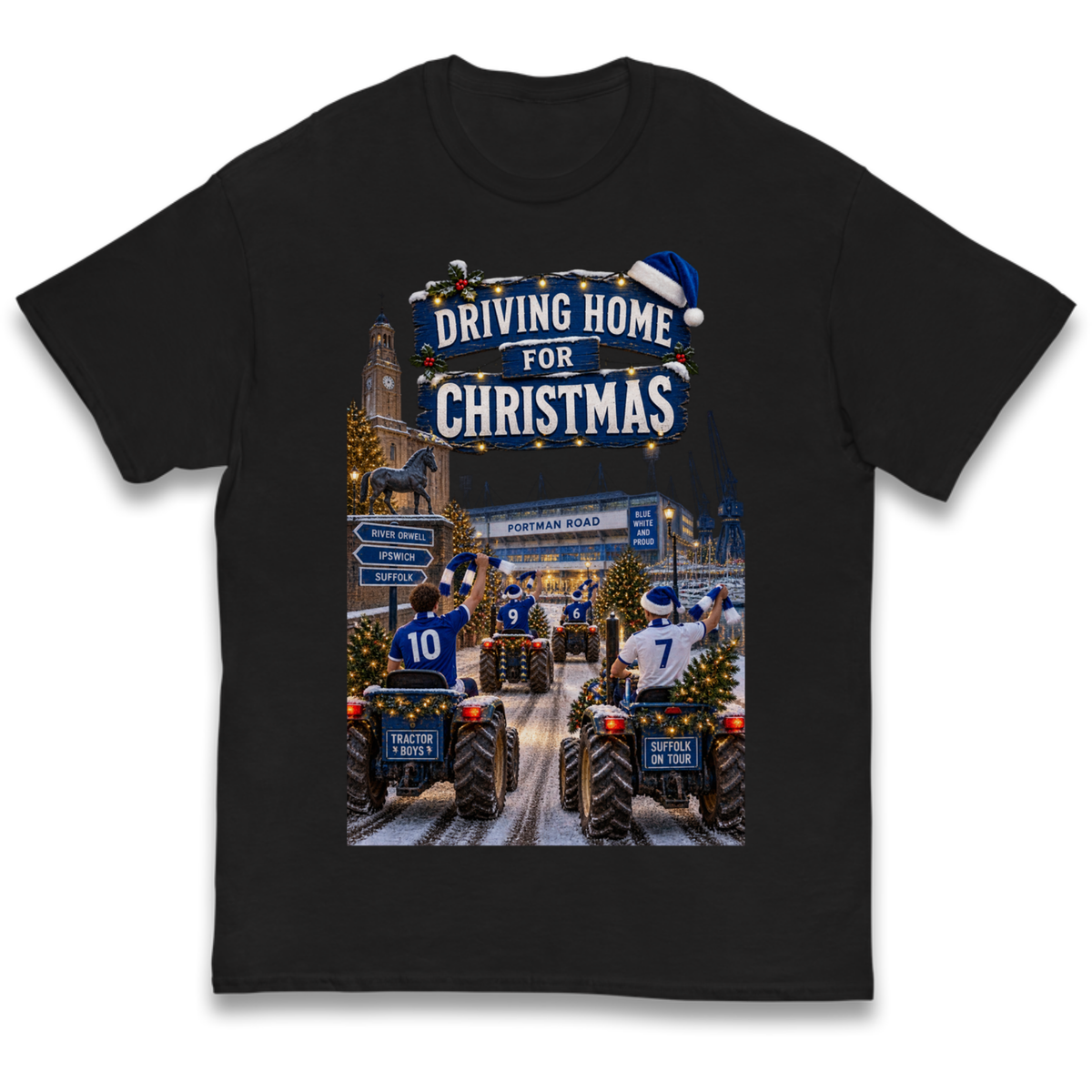 Ipswich Town Christmas Kids T-Shirt