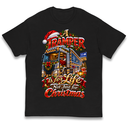 Trucker Christmas Kids T-Shirt