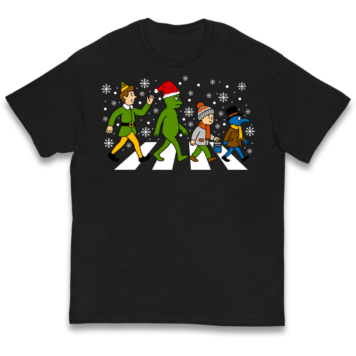 Abbey Road Walk Christmas jumper Kids T-Shirt