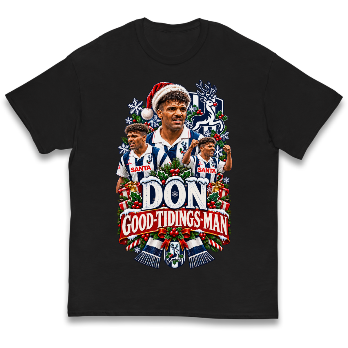 West Bromwich Albion Christmas Kids T-Shirt