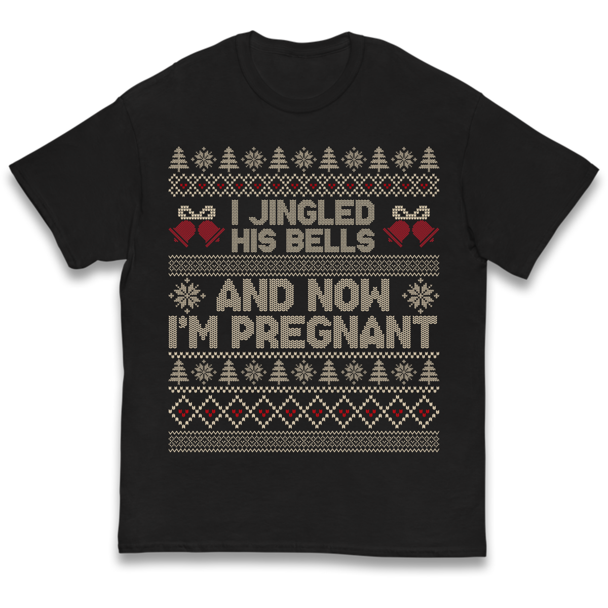 Pregnant At Christmas Kids T-Shirt