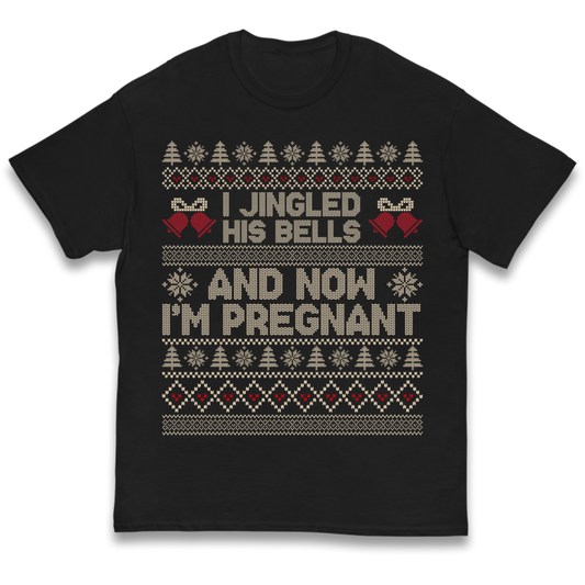 Pregnant At Christmas Kids T-Shirt