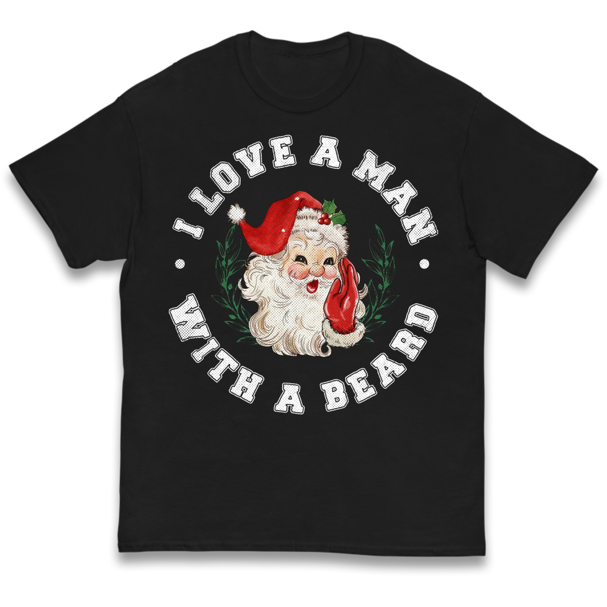 I Love A Man With A Beard Kids T-Shirt