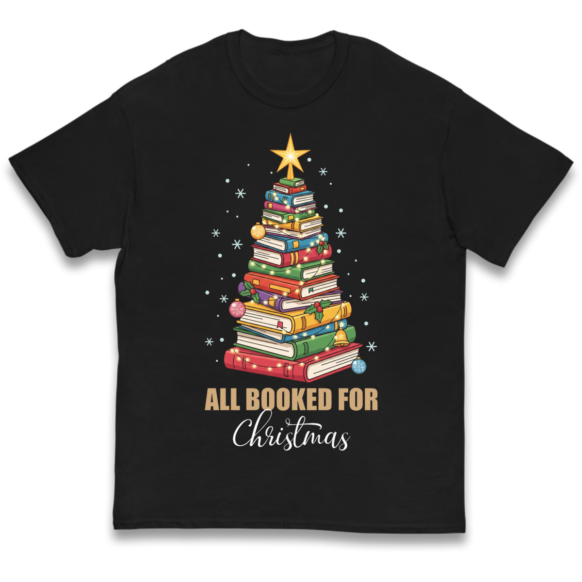 Book Tree Christmas Kids T-Shirt
