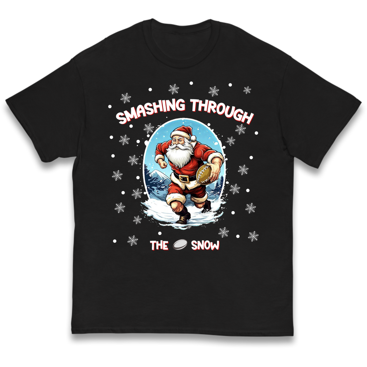 Rugby Santa Clothing Kids T-Shirt