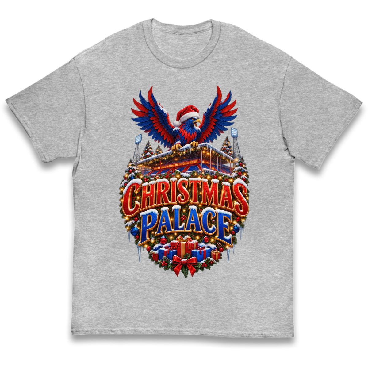 Crystal Palace Football Christmas Kids T-Shirt