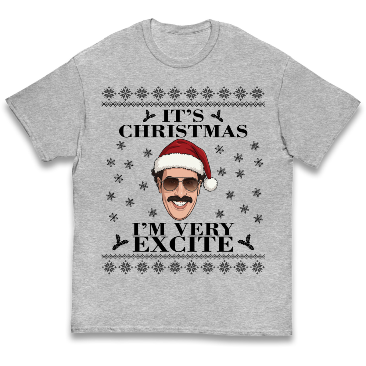 I Very Excite Christmas Kids T-Shirt
