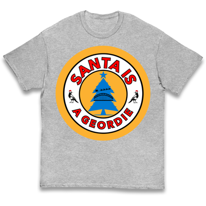 Geordie Santa  Christmas Kids T-Shirt