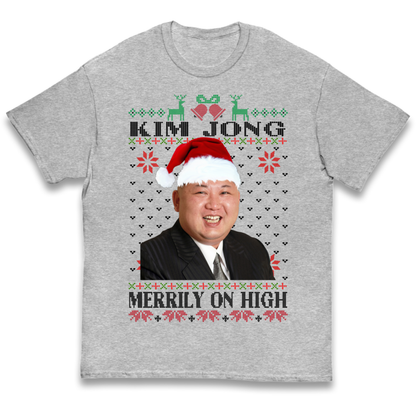 Kim Jong Christmas Kids T-Shirt