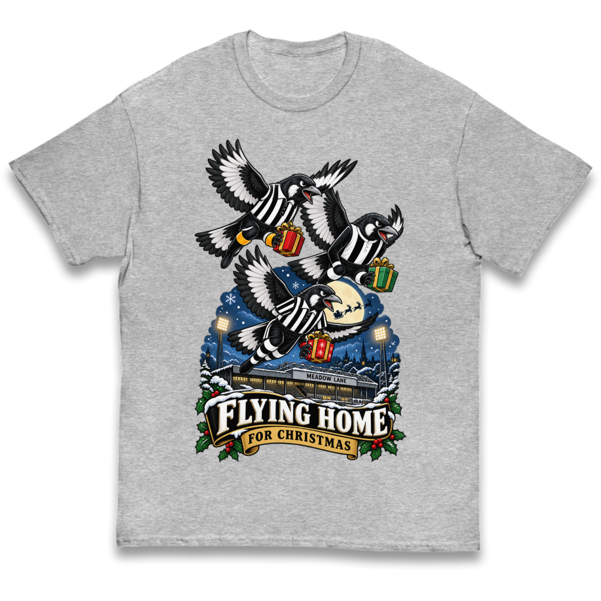 Notts County FC Christmas Kids T-Shirt
