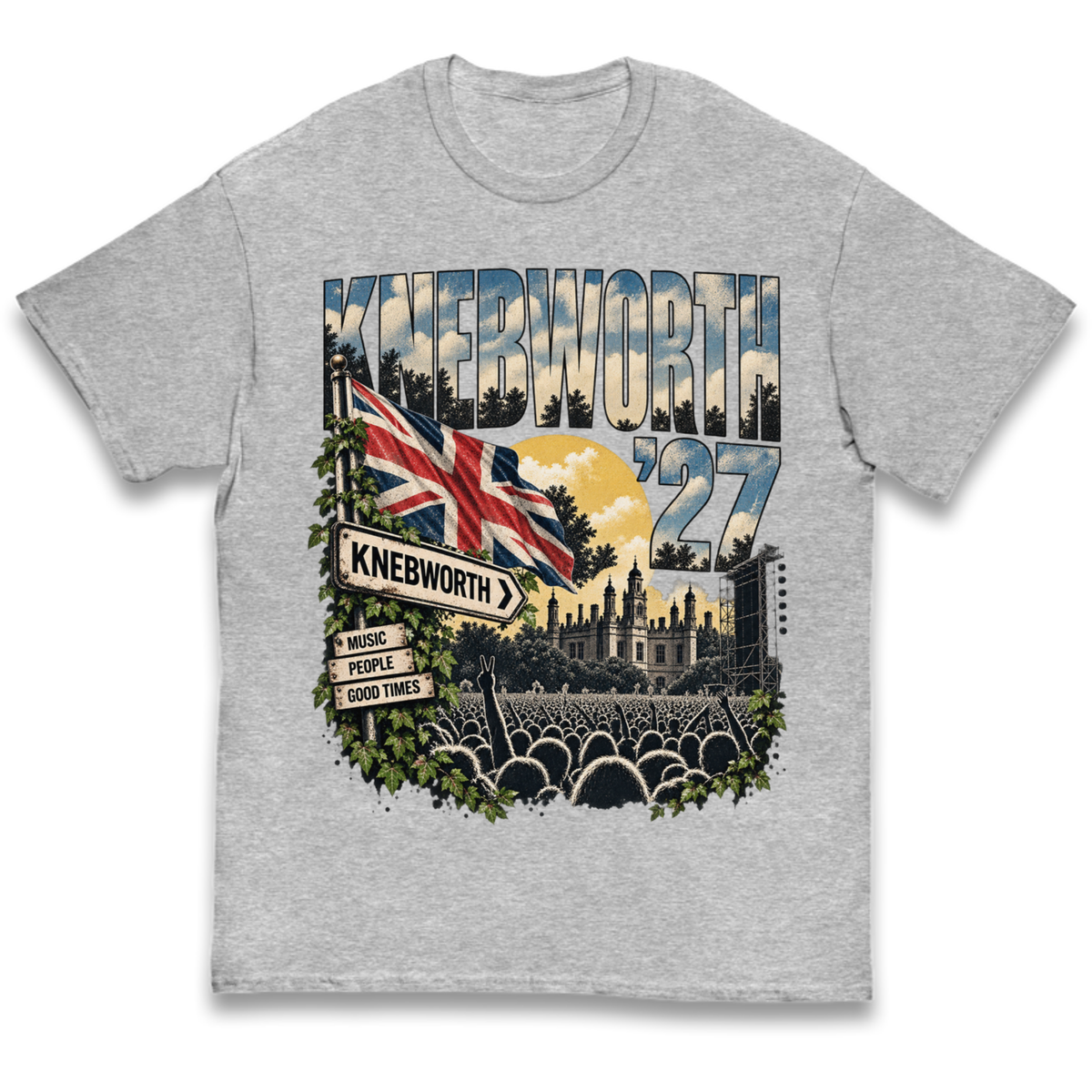 Oasis Knebworth Live '27 Kids T-Shirt