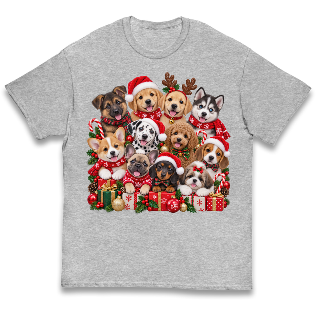 Puppy Christmas Kids T-Shirt