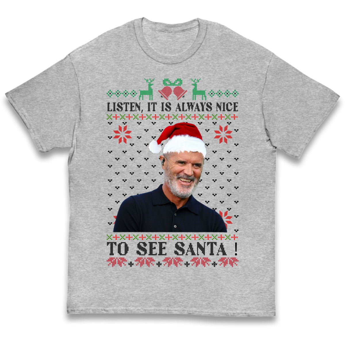 Roy Keane Christmas Kids T-Shirt