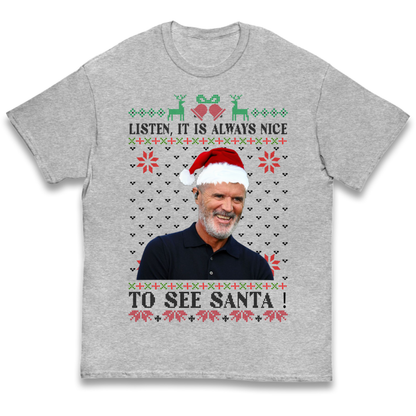 Roy Keane Christmas Kids T-Shirt