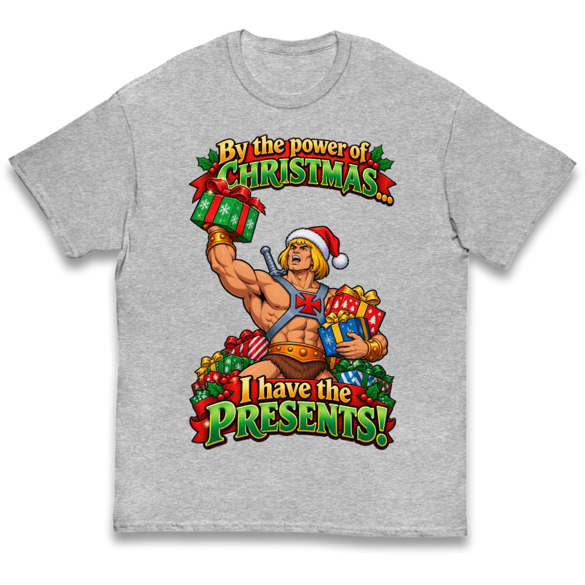 He Man Christmas Kids T-Shirt
