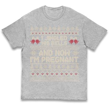 Pregnant At Christmas Kids T-Shirt
