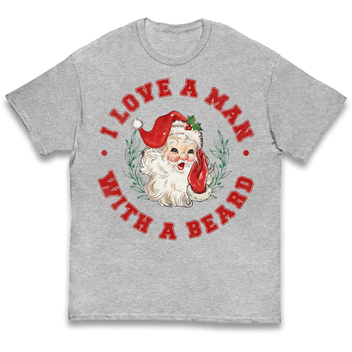 I Love A Man With A Beard Kids T-Shirt